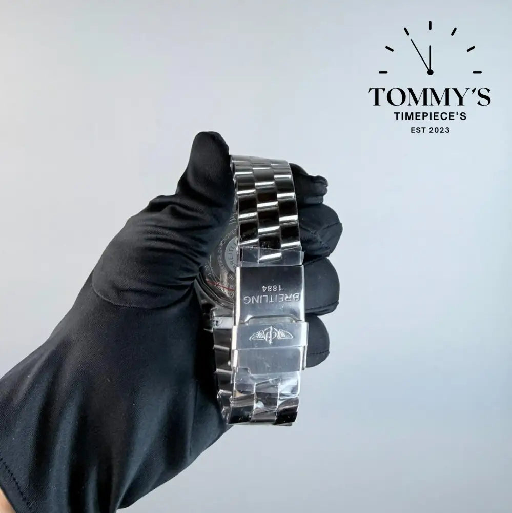 AAA+ Avenger Chronograph 45 Black Dial - Stainless Steel