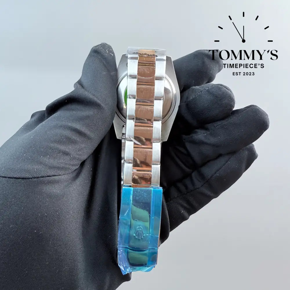 AAA + Datejust Black Dial (Bimetal) Oyster With Smooth Bezel