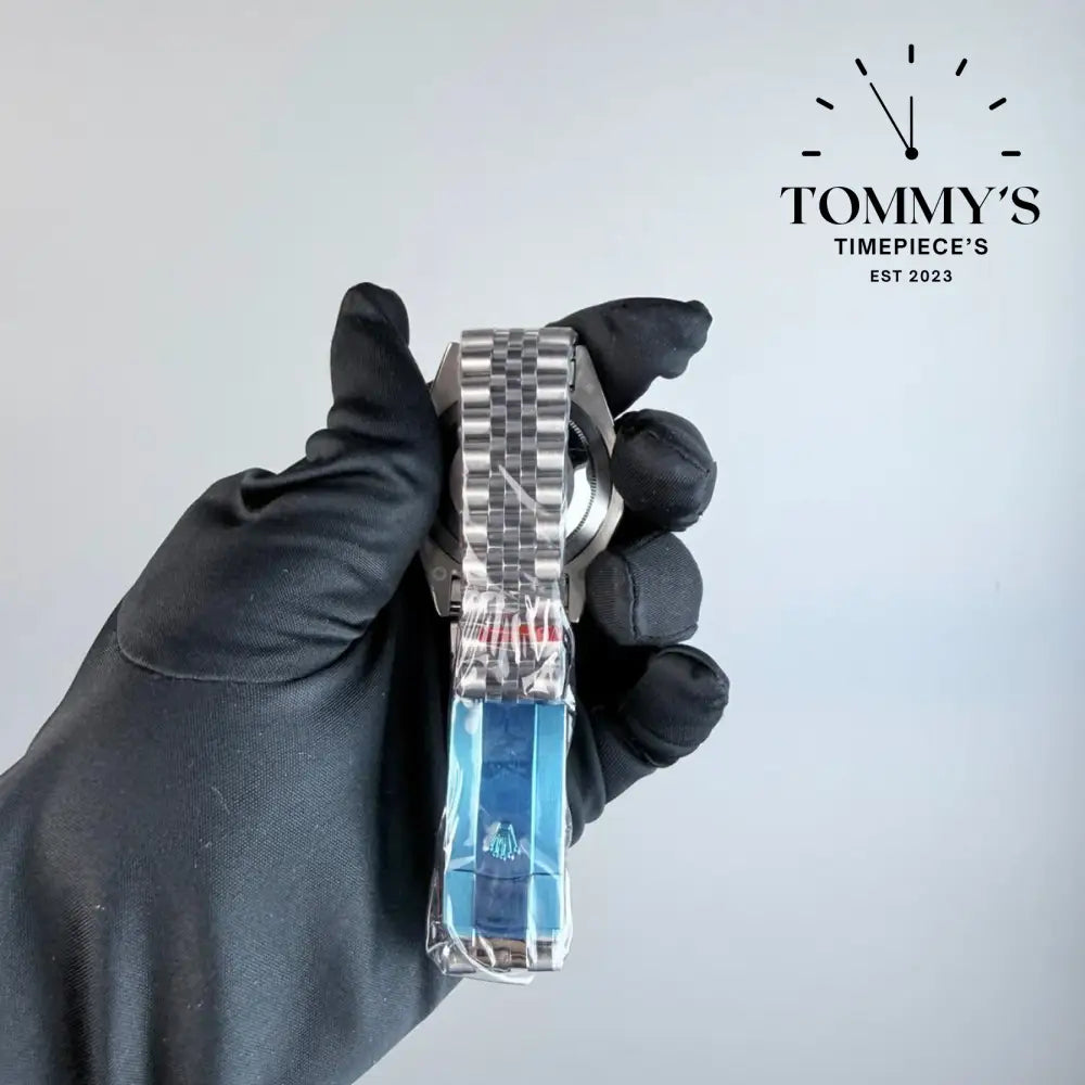 AAA+ Datejust (126334) 41mm Blue Dial With Diamond Hour Markers-Jubilee Bracelet (Fluted Bezel)