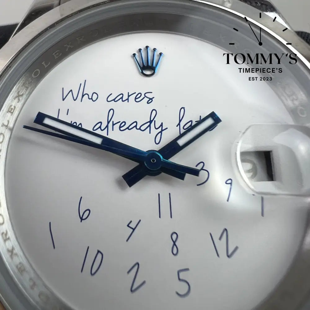 AAA + Datejust Who Cares I’m Already Late