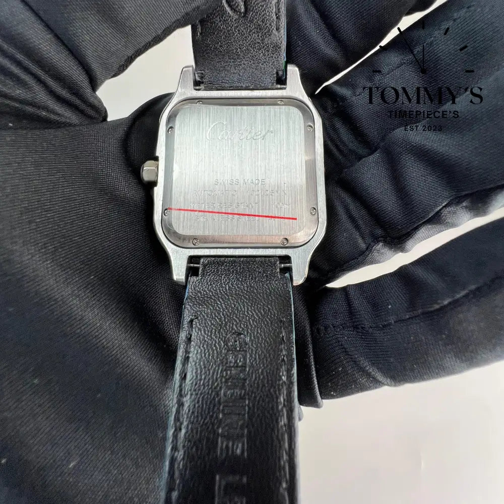 Aaa + Santos With Green Dial