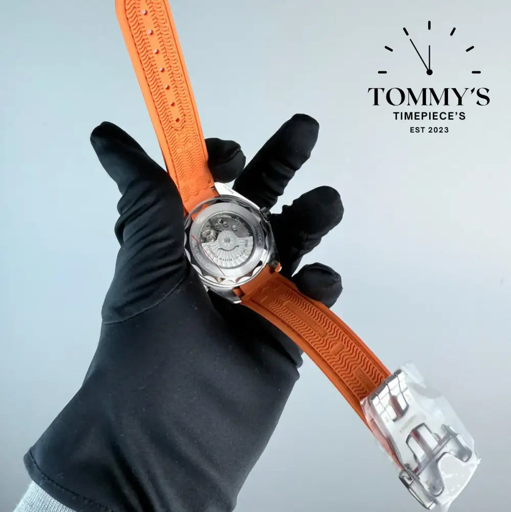 AAA+ Seamaster Planet Ocean 600M Co-Axial Master Chronometer 43.5mm Grey Dial- Rubber Strap (Titanium Bezel)