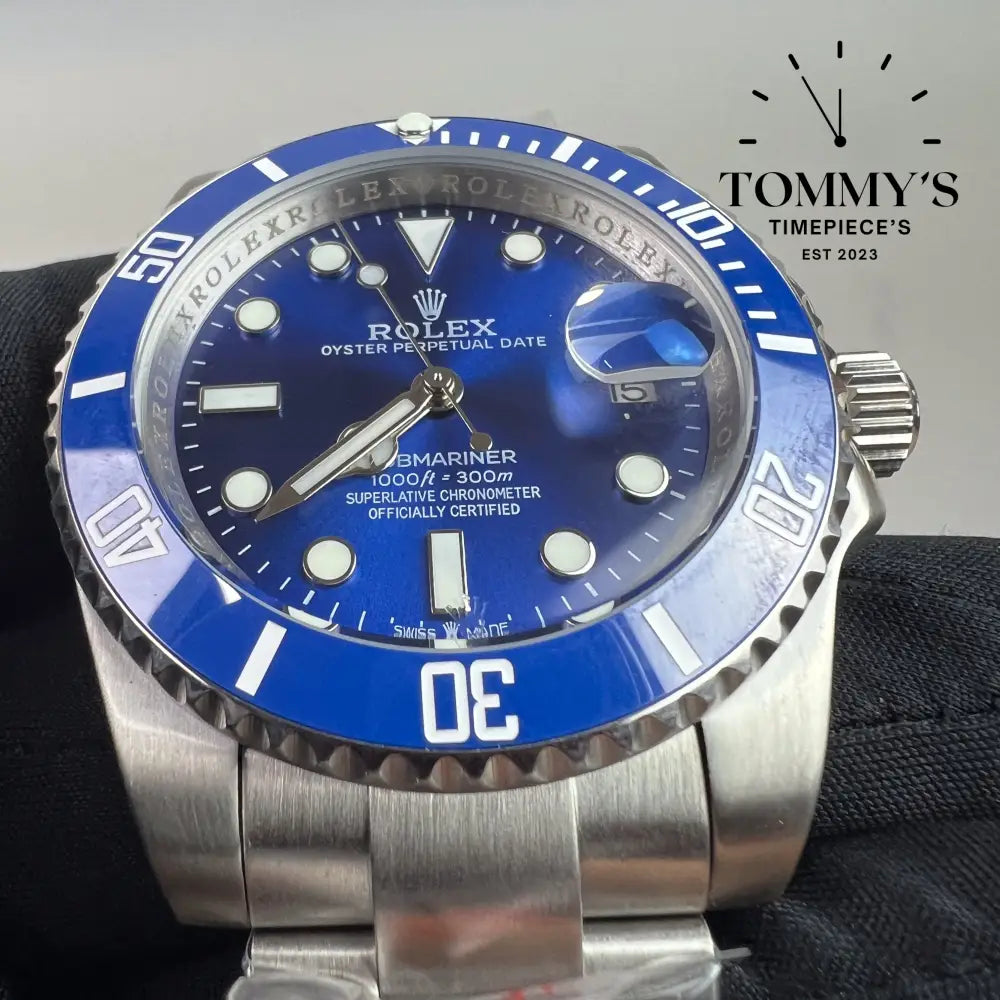 AAA + Submariner With Blue Dial