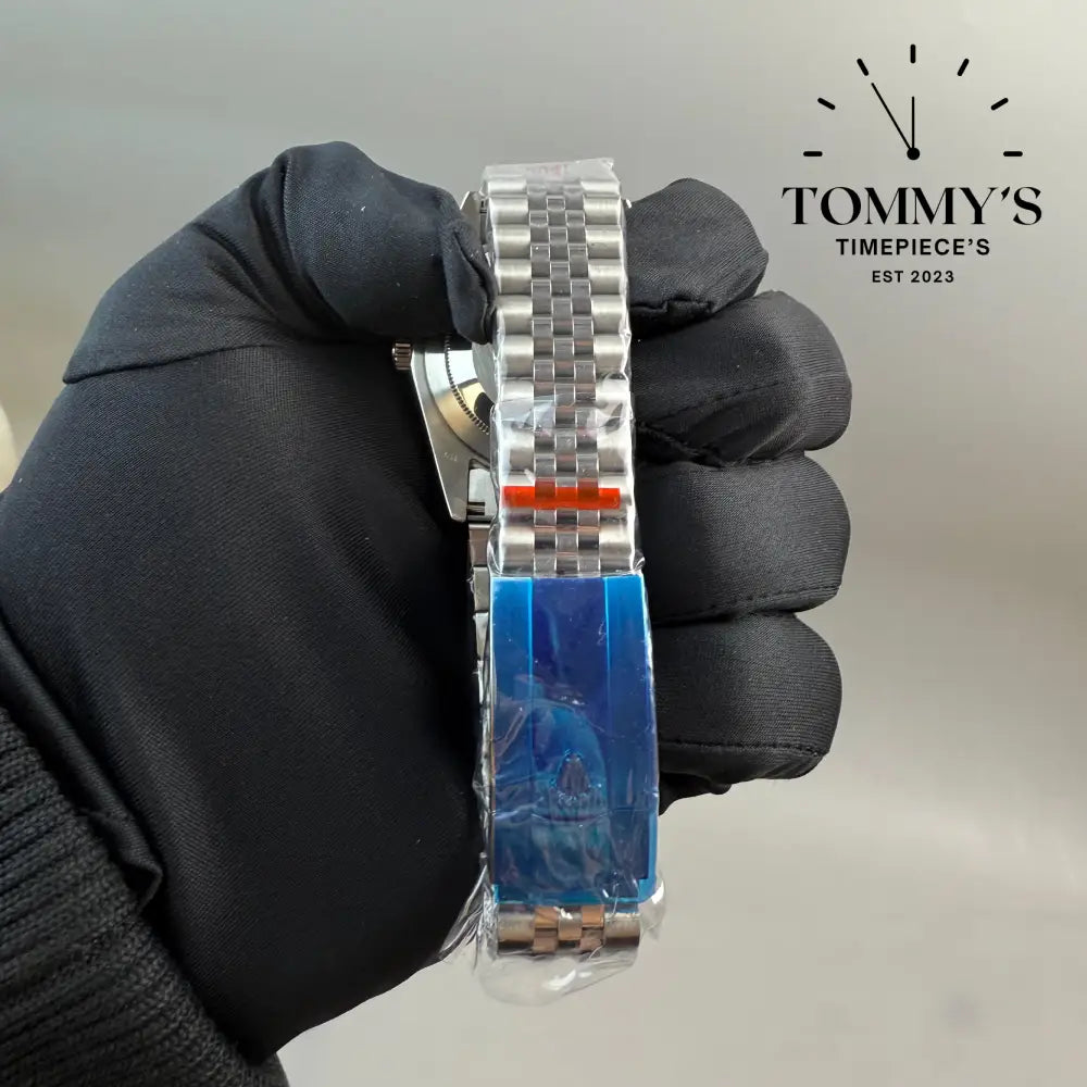 AAA + Datejust 41mm Rhodium Dial On Jubilee With Fluted Bezel