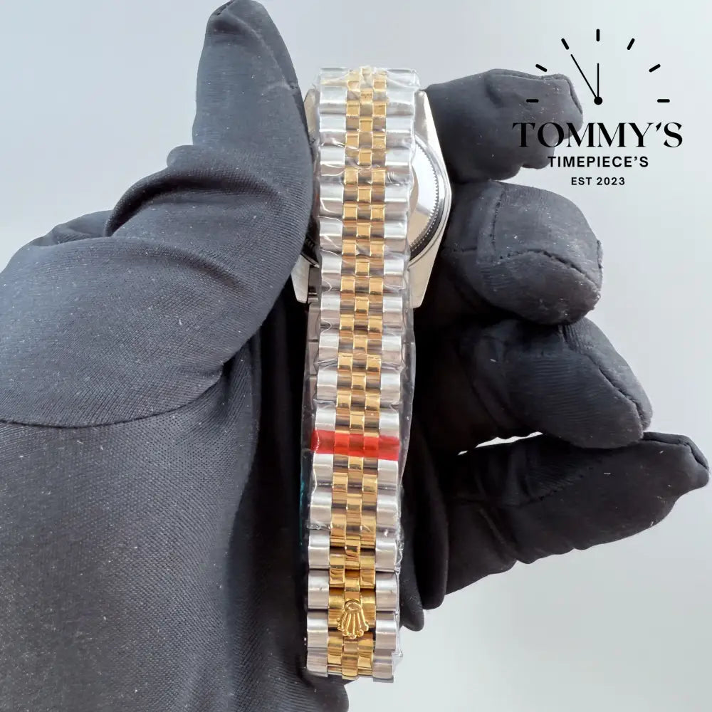 AAA + Ladies Datejust 28mm White Dial (Bimetal Gold) Jubilee With Fluted Bezel