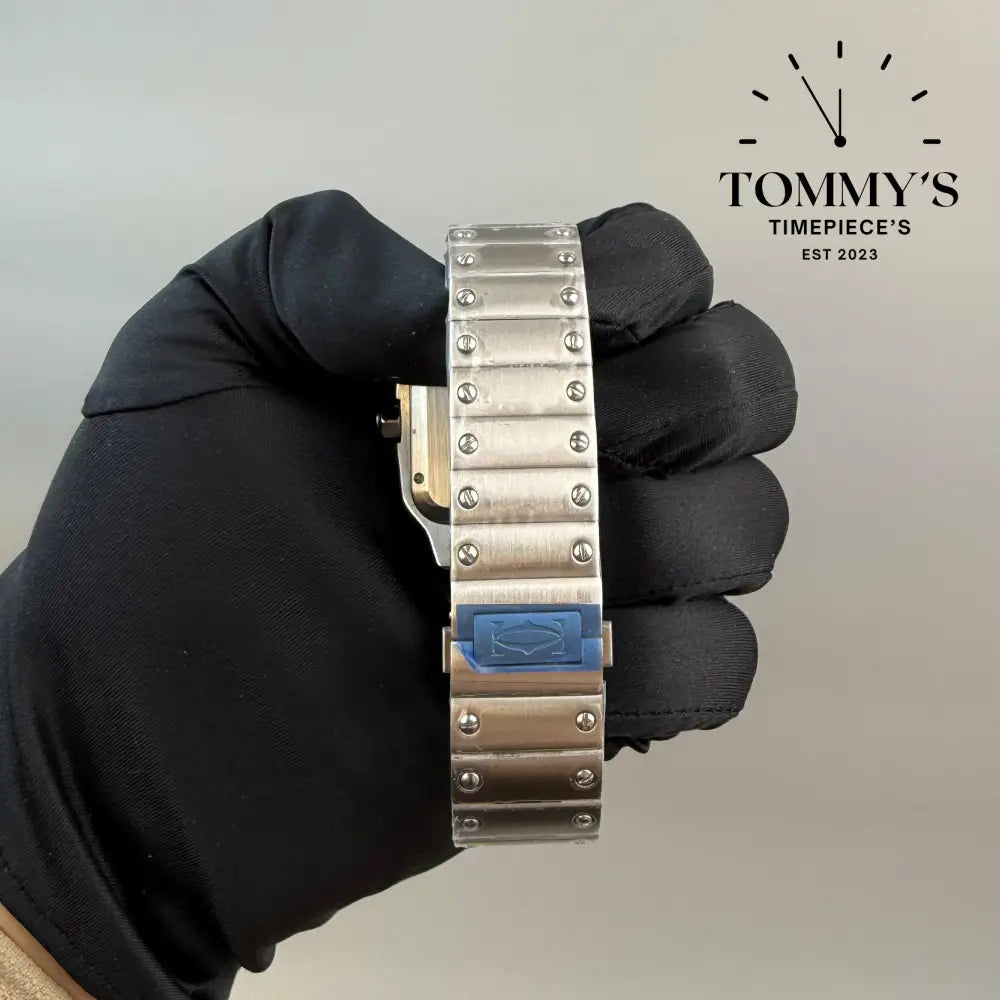 Aaa + Santos With Black Dial