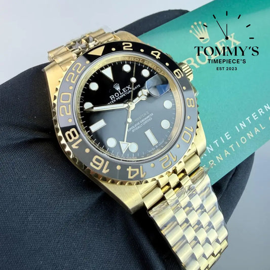 Superclone GMT-Master ’Zombie’ (126718GRNR) 40mm Black Dial-Jubilee Bracelet (Black Bezel) Watches