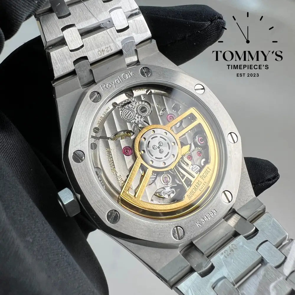 Superclone Royal Oak Stainless Steel Black Dial