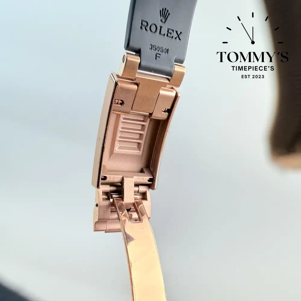 Superclone Yachtmaster Rose Gold With Oysterflex