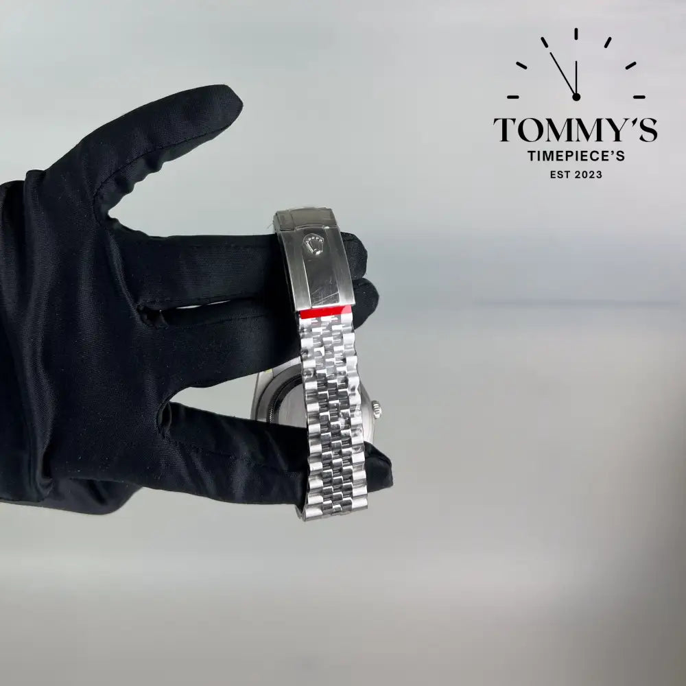 Superclone Datejust 41mm Wimbledon Dial Jubilee With Fluted Bezel