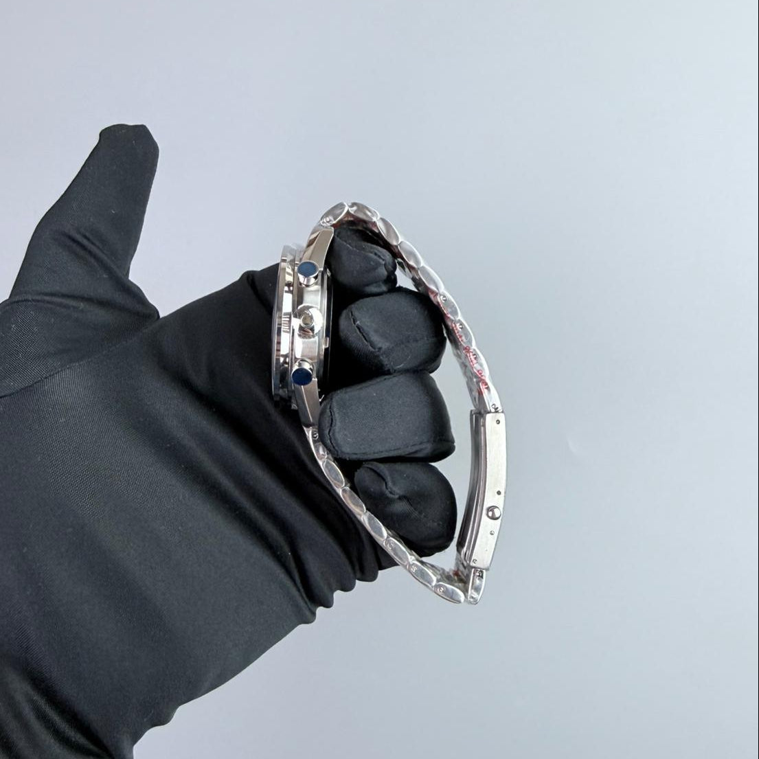 AAA+ Speedmaster Chronoscope Paris 2024, 43mm White Dial-Stainless Steel Bracelet (Black Bezel)