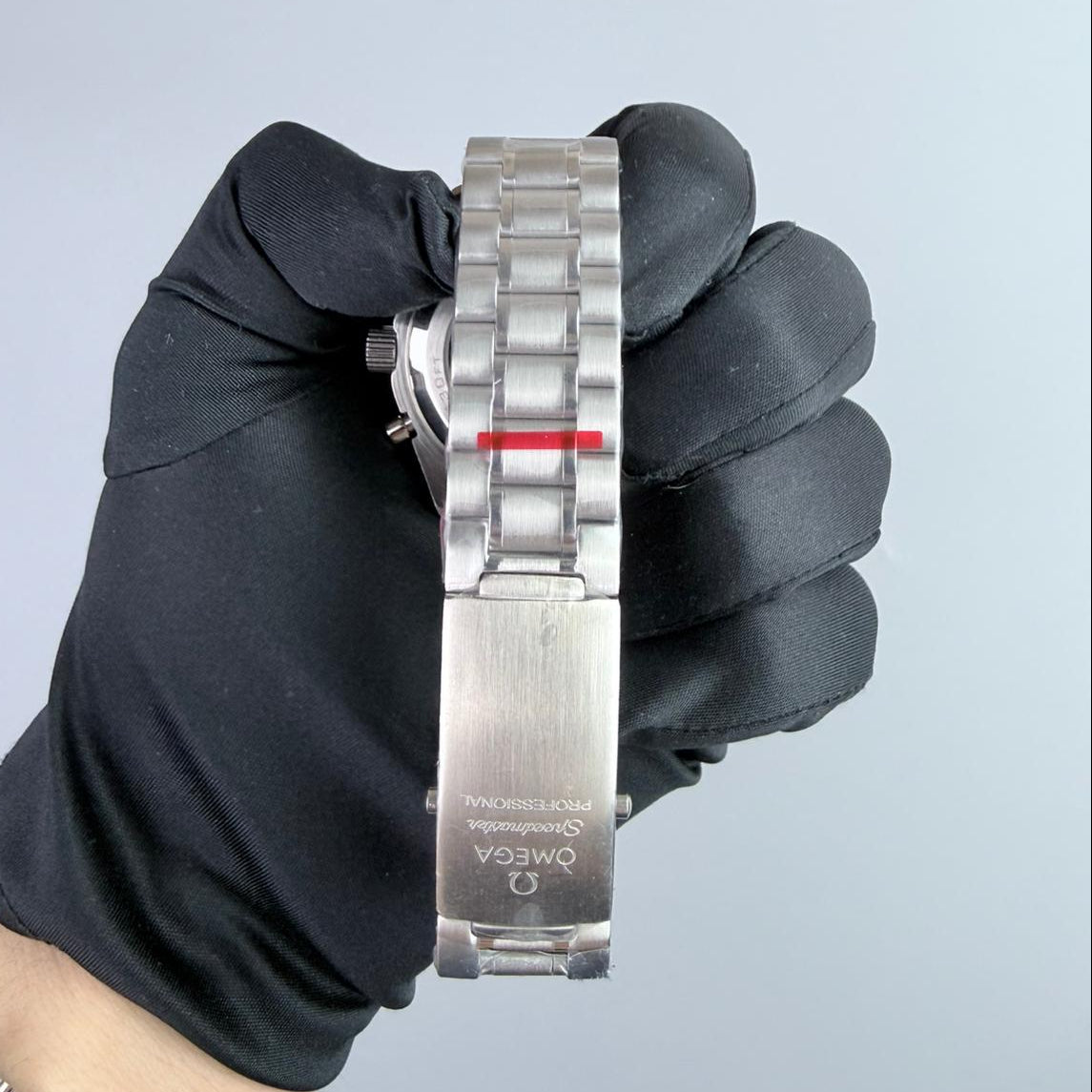 AAA+ Speedmaster Chronoscope Paris 2024, 43mm White Dial-Stainless Steel Bracelet (Black Bezel)