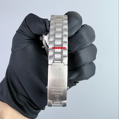 AAA+ Speedmaster Chronoscope Paris 2024, 43mm White Dial-Stainless Steel Bracelet (Black Bezel)