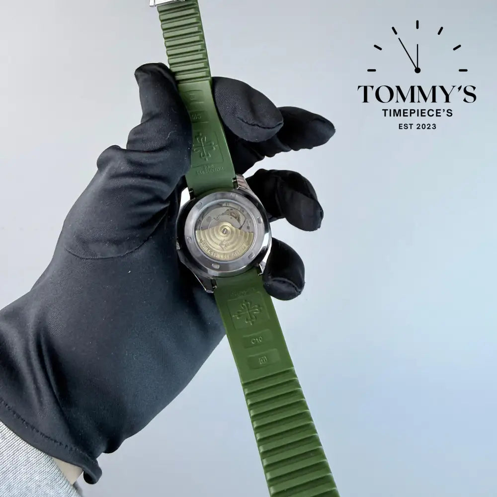 AAA+ Aquanaut Luce Annual Calendar Green Dial 40mm Rubber Strap