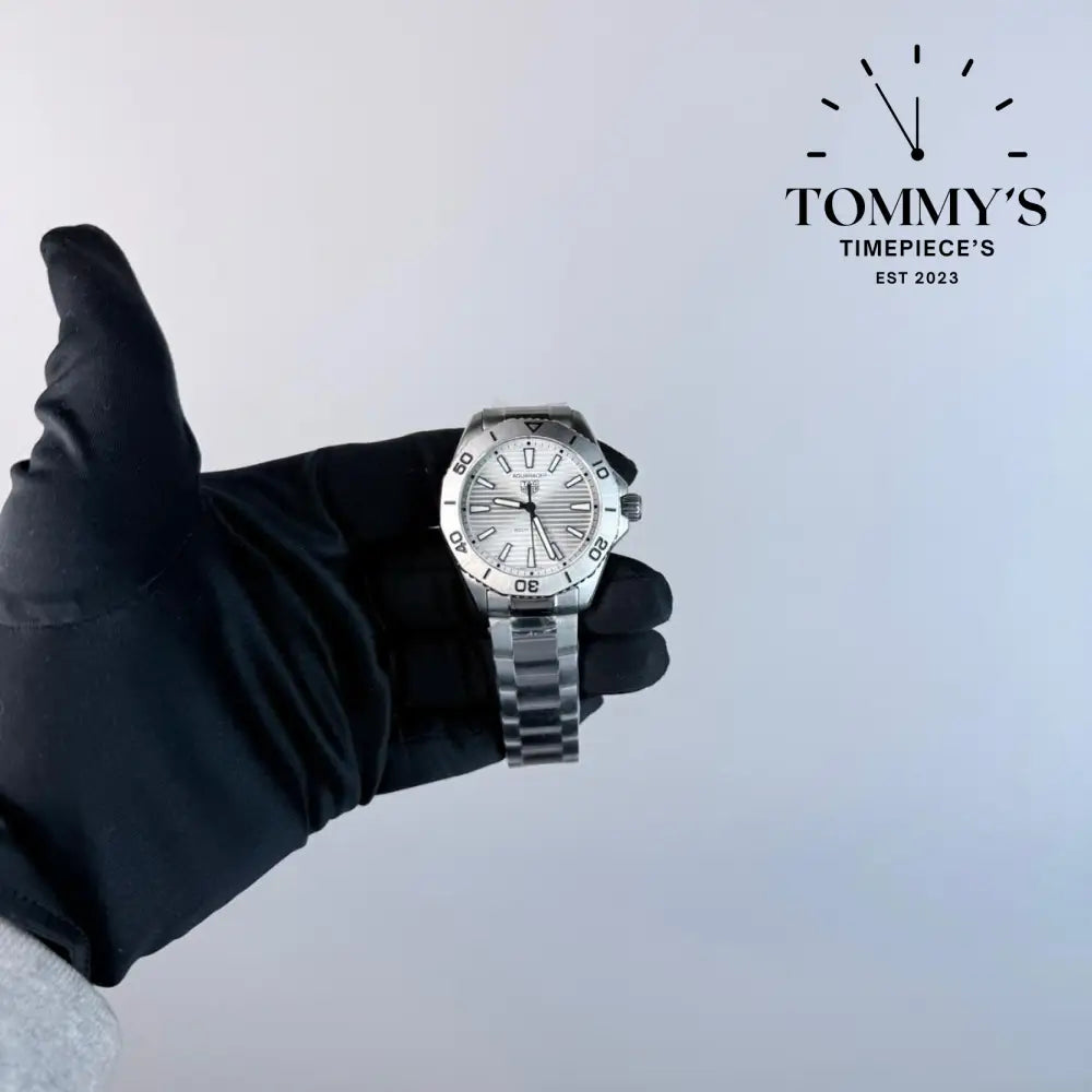 AAA+ Aquaracer Professional 200 40mm Silver Dial-Stainless Steel Bracelet (Silver Bezel) Watches