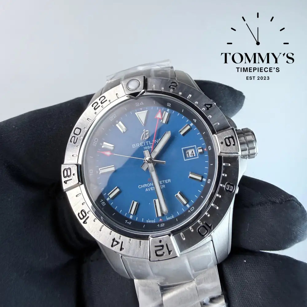AAA+ Avenger Automatic GMT 44mm Blue Dial