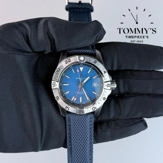 AAA+ Avenger Automatic GMT 44mm Blue Dial