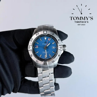 AAA+ Avenger Automatic GMT 44mm Blue Dial