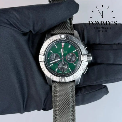 AAA+ Avenger B01 Chronograph 42mm Green Dial