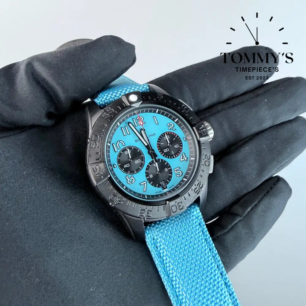 AAA+ Avenger B01 Chronograph 42mm Night Mission Blue Dial