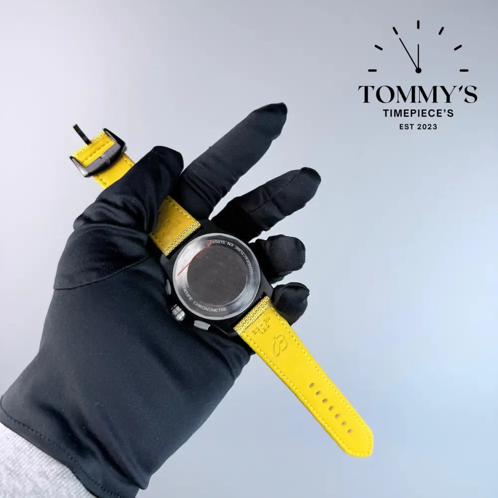 AAA+ Avenger B01 Chronograph 44 Night Mission Yellow Dial