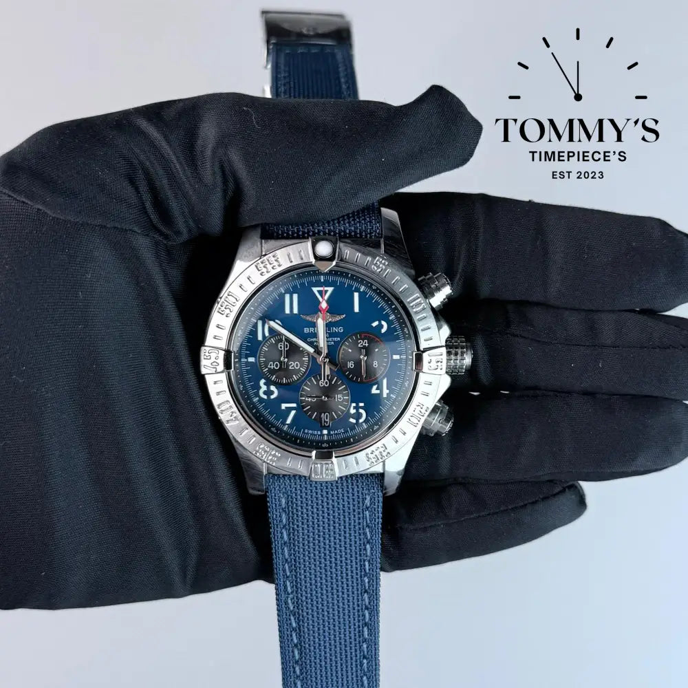 AAA+ Avenger B01 Chronograph 45mm Blue Dial