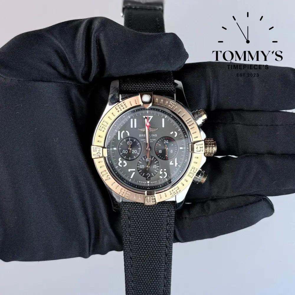 AAA+ Avenger B01 Chronograph 45mm Grey Dial - Stainless Steel