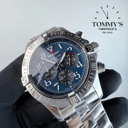 AAA+ Avenger Chronograph 45 Blue Dial - Stainless Steel
