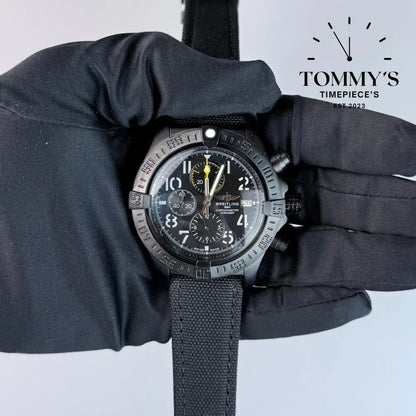 AAA+ Avenger Chronograph 45 Night Mission Black Dial