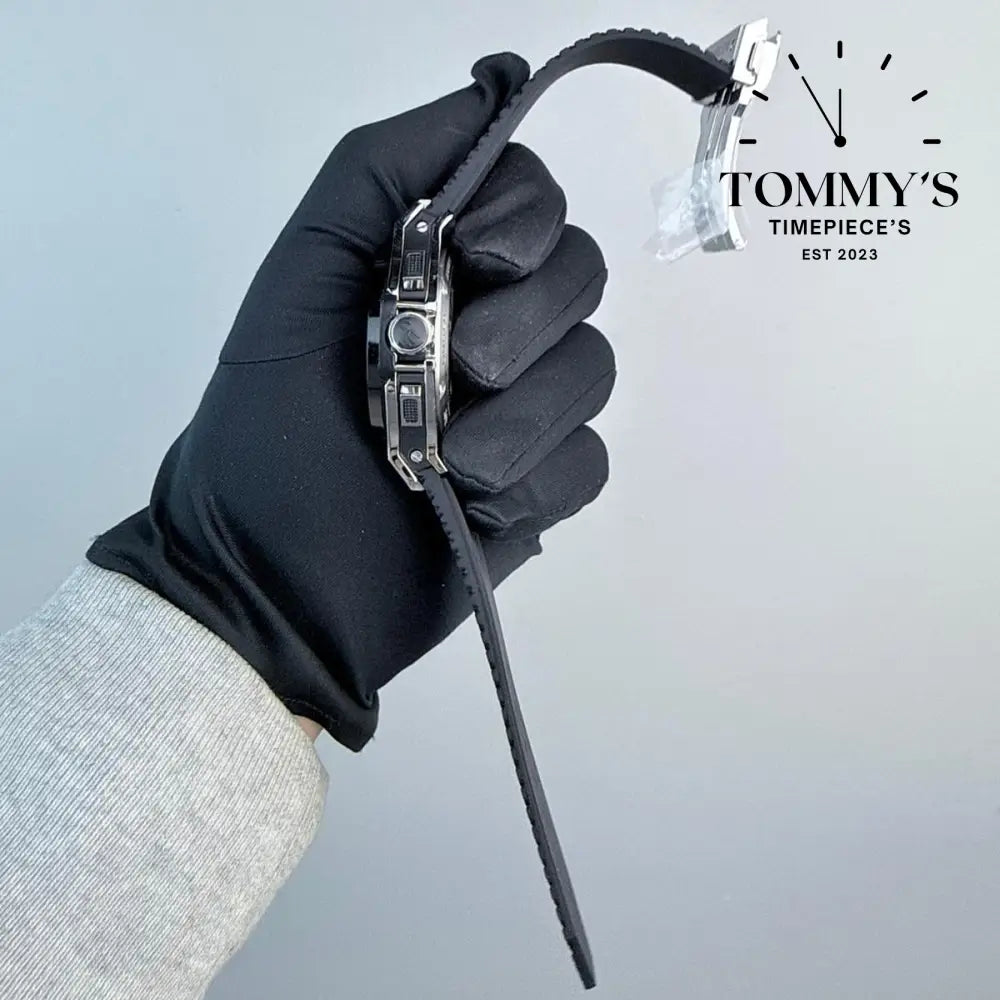 AAA+ Big Bang Original 44mm Black Dial-Rubber Strap (Black Bezel) Watches