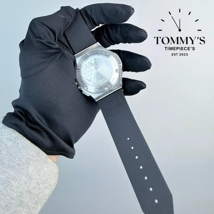 AAA+ Big Bang Original 44mm Black Dial-Rubber Strap (Black Bezel) Watches