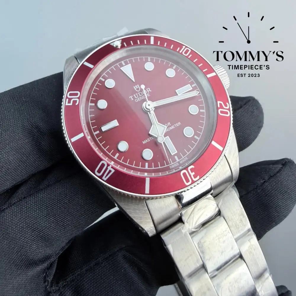 AAA+ Black Bay 58 42mm Burgundy Dial-Stainless Steel Bracelet (Burgundy Bezel) Watches