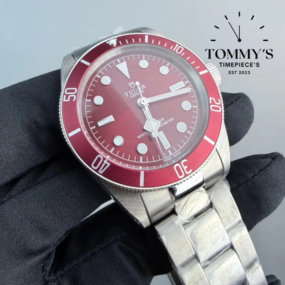 AAA+ Black Bay 58 42mm Burgundy Dial-Stainless Steel Bracelet (Burgundy Bezel) Watches
