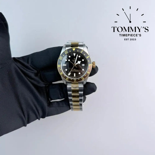AAA+ Black Bay GMT S&G ’Root Beer’ 41mm Black Dial-Stainless Steel Bracelet (Black Brown Bezel Two-Tone) Watches