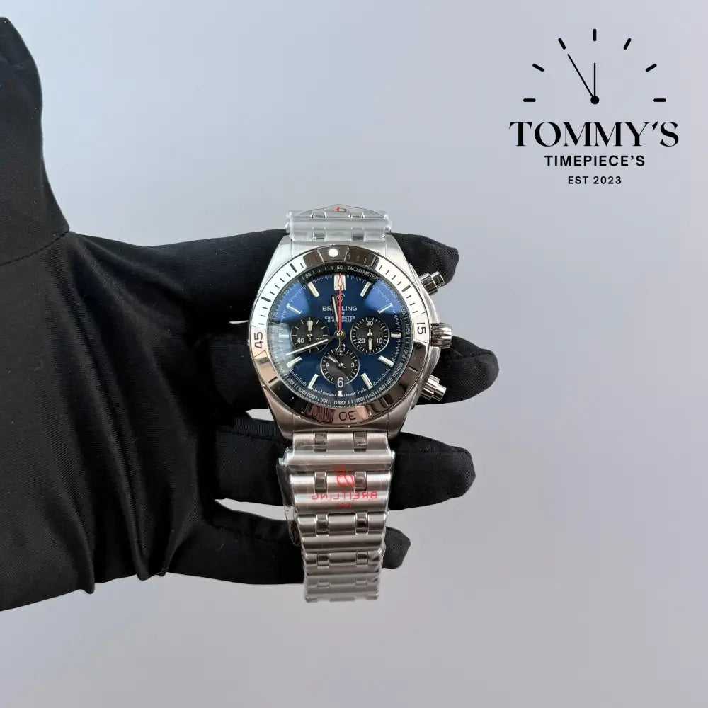 Aaa + Chronomat Blue Dial