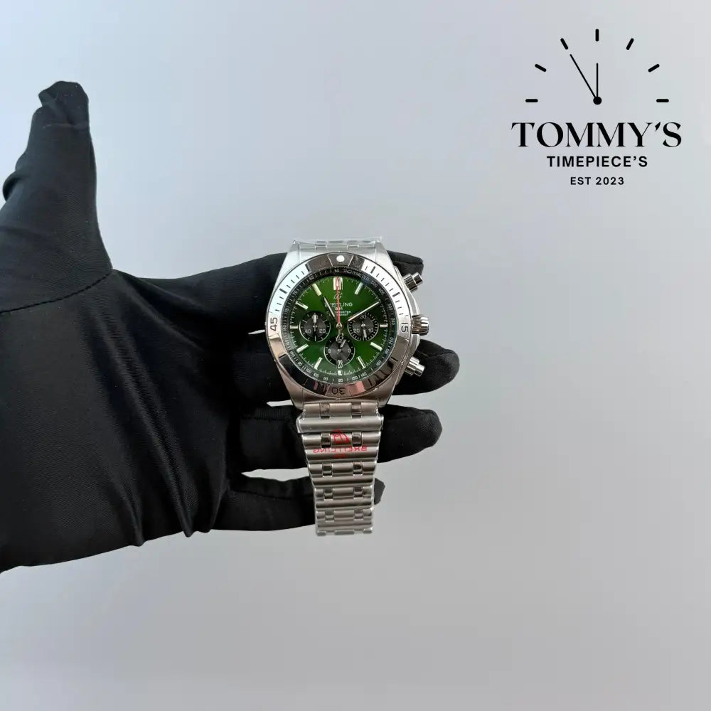 Aaa + Chronomat Green Dial