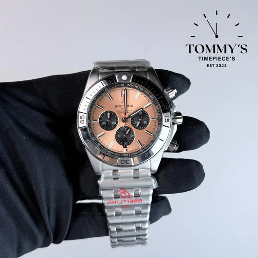 AAA+ Chronomat B01 42mm chronograph Copper Dial - Stainless Steel