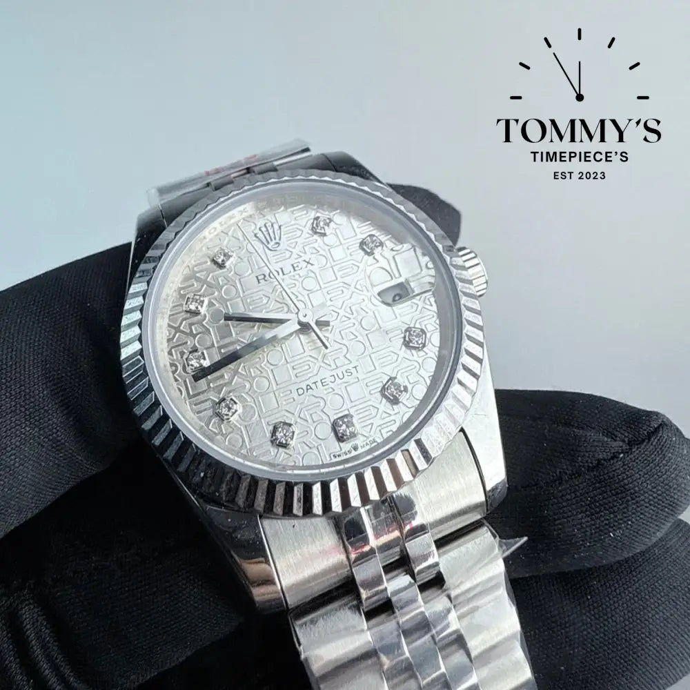 AAA+ Datejust (116234) 36mm White Dial-Jubilee Bracelet (Fluted Bezel)