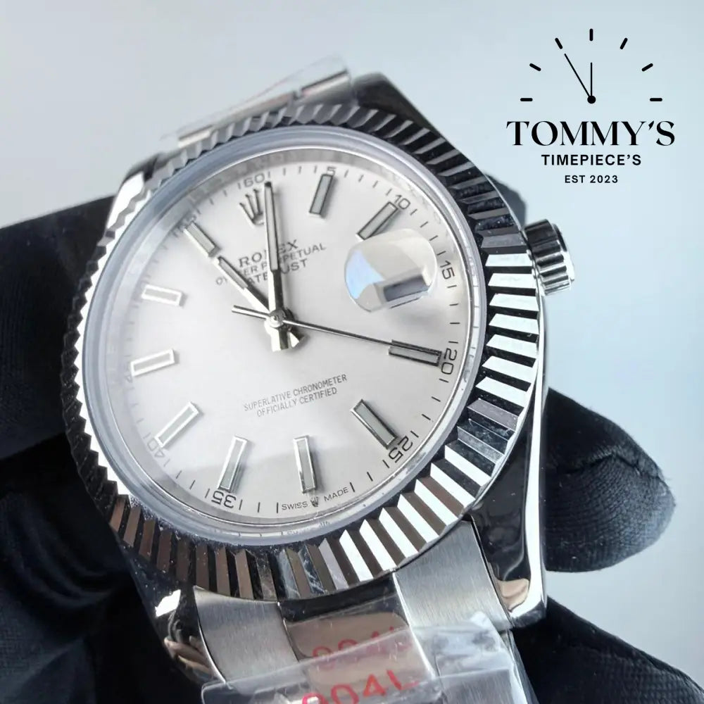 AAA+ Datejust (116334) 41mm White Dial-Oyster Bracelet (Fluted Bezel)