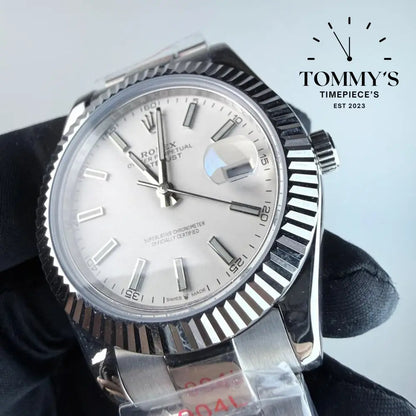AAA+ Datejust (116334) 41mm White Dial-Oyster Bracelet (Fluted Bezel)