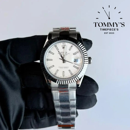 AAA+ Datejust (116334) 41mm White Dial-Oyster Bracelet (Fluted Bezel)