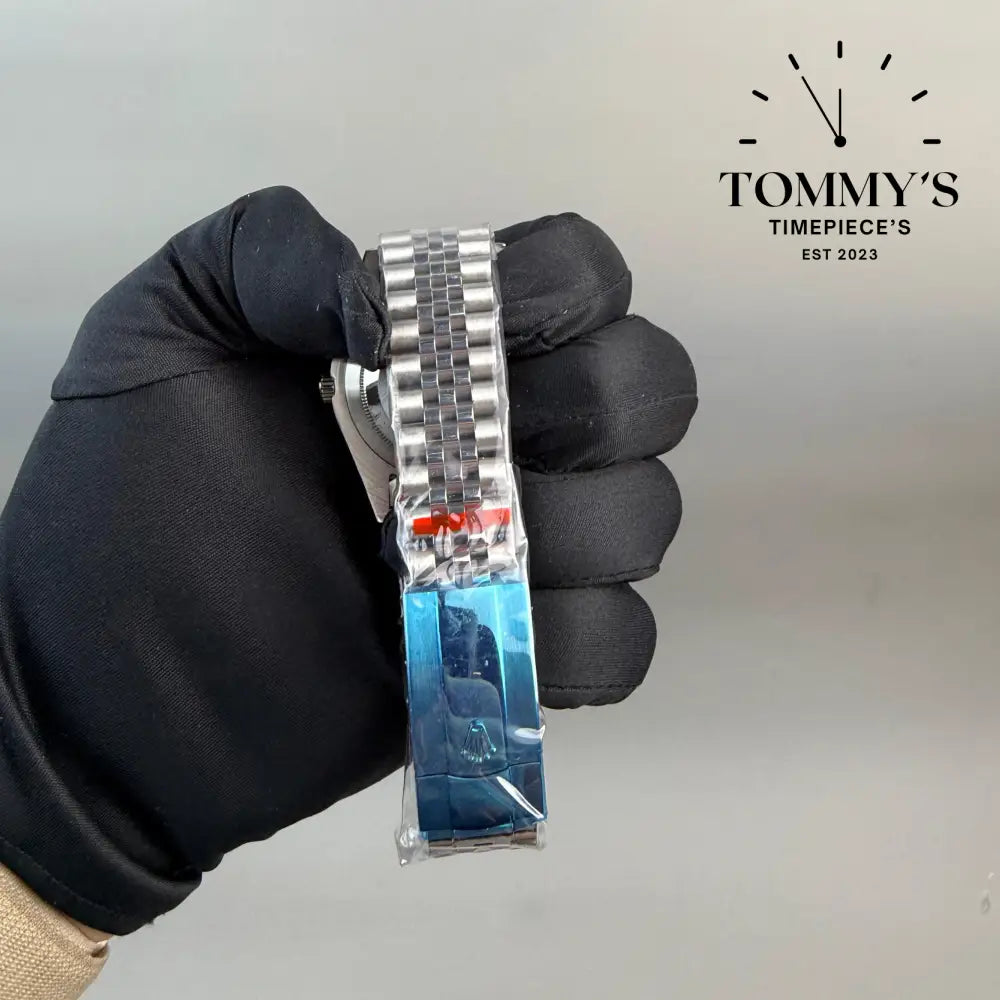 AAA + Datejust 41mm Green Dial On Jubilee With Fluted Bezel