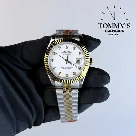 AAA+ Datejust (126233) 36mm White Dial-Jubilee Bracelet (Fluted Bezel)