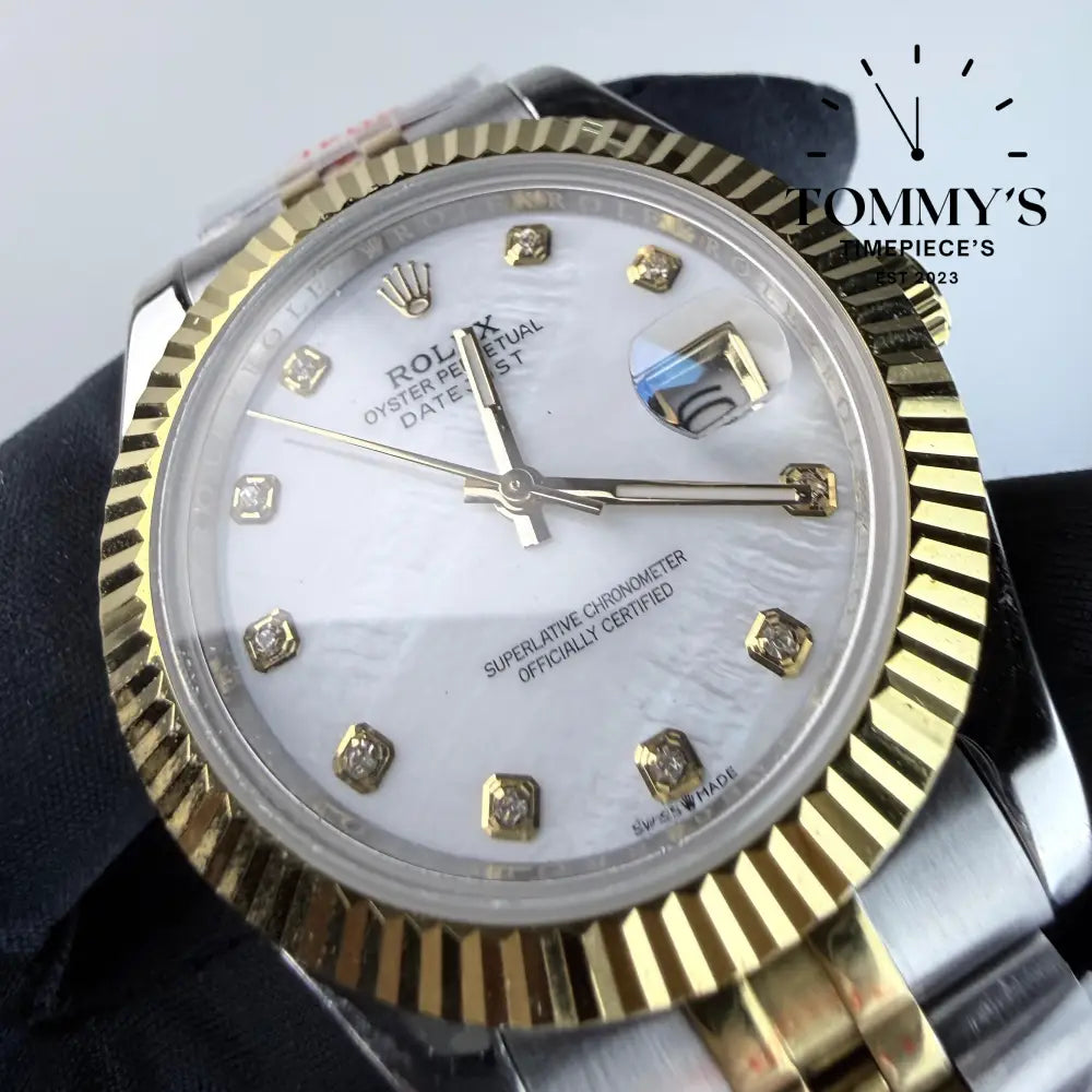 AAA+ Datejust (126233) 36mm White Dial-Jubilee Bracelet (Fluted Bezel)