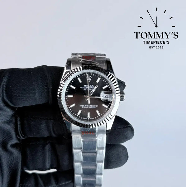 AAA+ Datejust (126234), 36mm Black Dial -Oyster Bracelet (Fluted