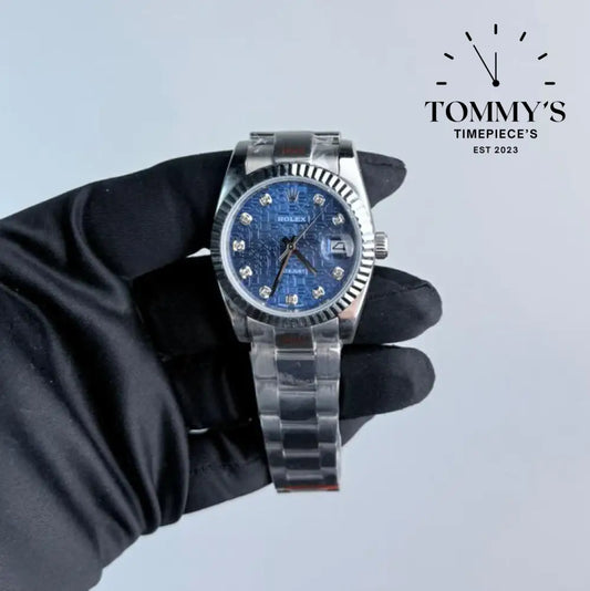 AAA+ Datejust (126234) 36mm Blue Dial-Oyster Bracelet (Fluted Bezel)
