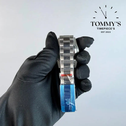 AAA+ Datejust (126234) 36mm Blue Motif Dial And Diamond Hour Markers-Oyster Bracelet (Fluted Bezel)