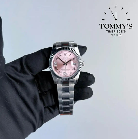 AAA+ Datejust (126234) 36mm Pink Dial-Oyster Bracelet (Fluted Bezel)