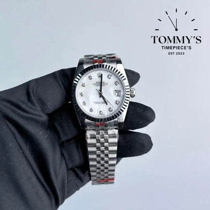 AAA+ Datejust (126234) 36mm White Dial-Jubilee Bracelet (Fluted Bezel)