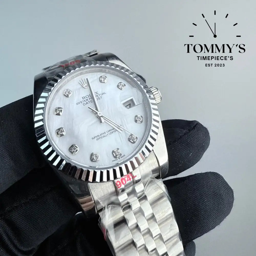 AAA+ Datejust (126234) 36mm White Dial-Jubilee Bracelet (Fluted Bezel)